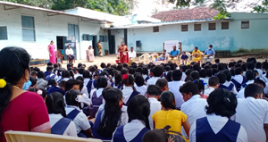 Little flower English school of Bhadravati celebrates world disabled day